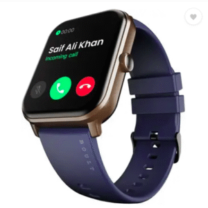 Boult Drift+ Bluetooth Calling, 1.85" HD, 500 Nits Brightness, 150+ Watchfaces, Smartwatch  (Denim Blue Strap, Free Size)
