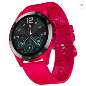 Fire-Boltt Talk 35.3mm (1.39) Bluetooth Calling with SpO2, Metal Body & Luxury Design Smartwatch  (Brick Red Strap, 46)