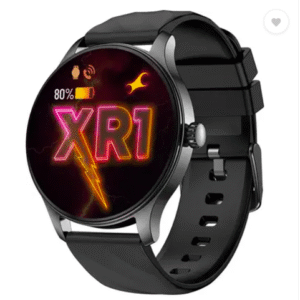 Fastrack Revoltt XR1-1.38|BT Calling|Fast Charge|100+ Sports Mode|IP68|Calculator|Fashion Smartwatch  (Black Strap, Free Size)