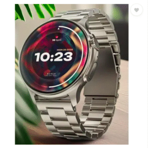 Boult CrownR Pro 1.43''HD AMOLED, BT Calling, Zinc Alloy Frame, IP67, SpO2 Tracking Smartwatch  (Silver Strap, Free Size)