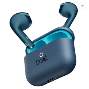 boAt Airdopes Alpha with 35 HRS Playback, 13mm Drivers, Dual Mics ENx & Beast Mode Bluetooth  (Deep Blue, In the Ear)