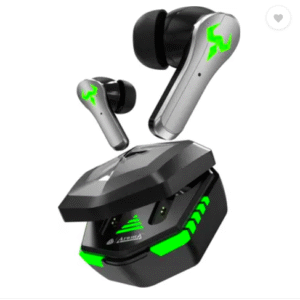 Aroma NB126 Aster V5.4 Upto 50Hr Playtime* 45Ms Latency Fast Charging RGB Gaming TWS Bluetooth Gaming  (Electric Black, True Wireless)