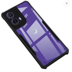 GLOBAL NOMAD Back Cover for Motorola G85 5G  (Black, Shock Proof, Pack of: 1)